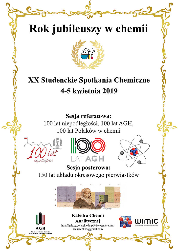 XX Studenckie Spotkania Chemiczne – kwiecień 2019