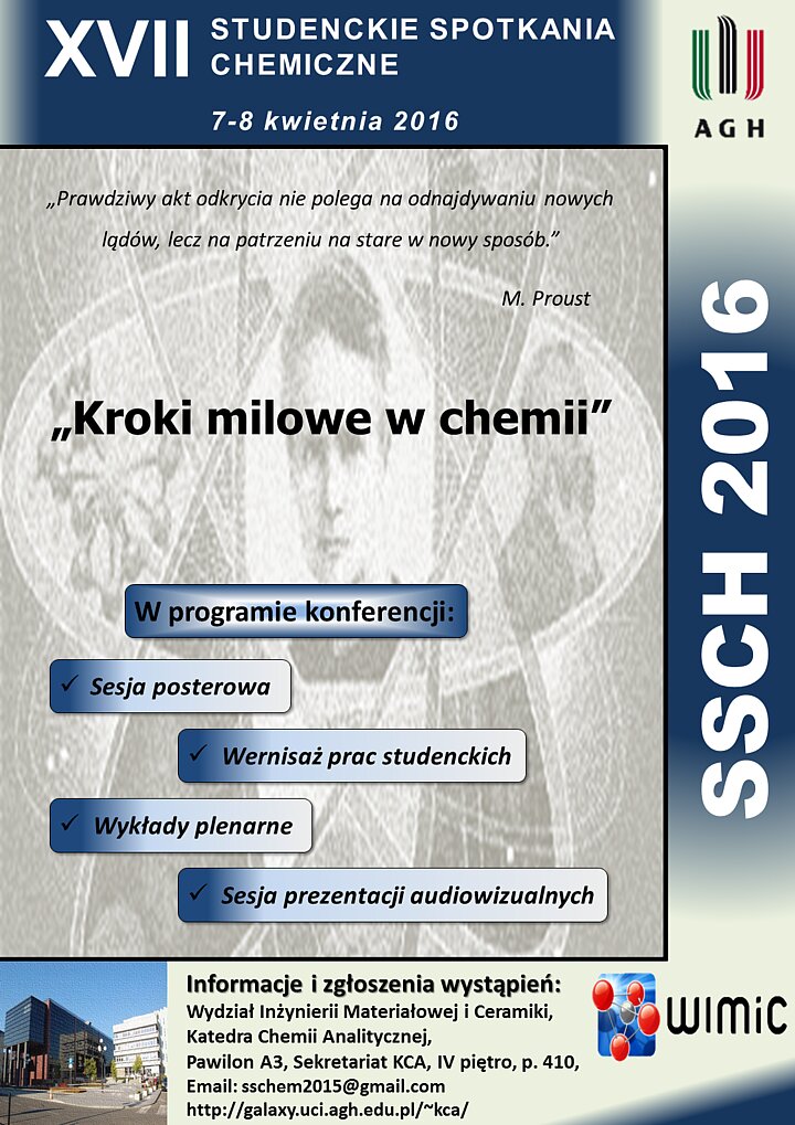 XVII Studenckie Spotkania Chemiczne – kwiecień 2016