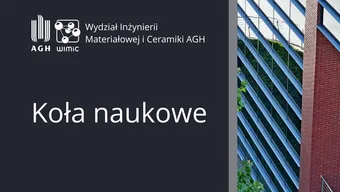  Wydział Inżynierii Materiałowej i Ceramiki AGH