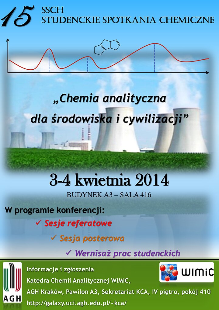 XV Studenckie Spotkania Chemiczne – kwiecień 2014